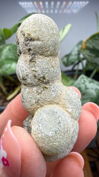 Botryoidal Prehnite with Epidote- Bosso Mine, Bendoukou, Kayes Region, Mali
