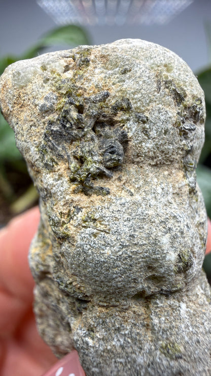 Botryoidal Prehnite with Epidote- Bosso Mine, Bendoukou, Kayes Region, Mali