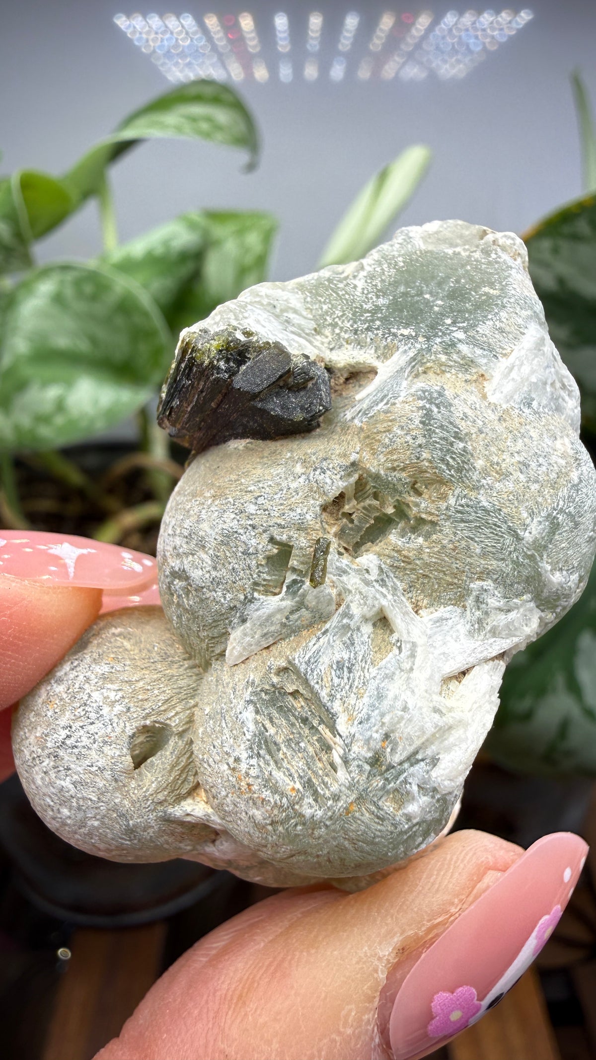 Botryoidal Prehnite with Epidote- Bosso Mine, Bendoukou, Kayes Region, Mali