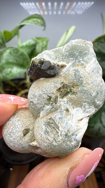 Botryoidal Prehnite with Epidote- Bosso Mine, Bendoukou, Kayes Region, Mali