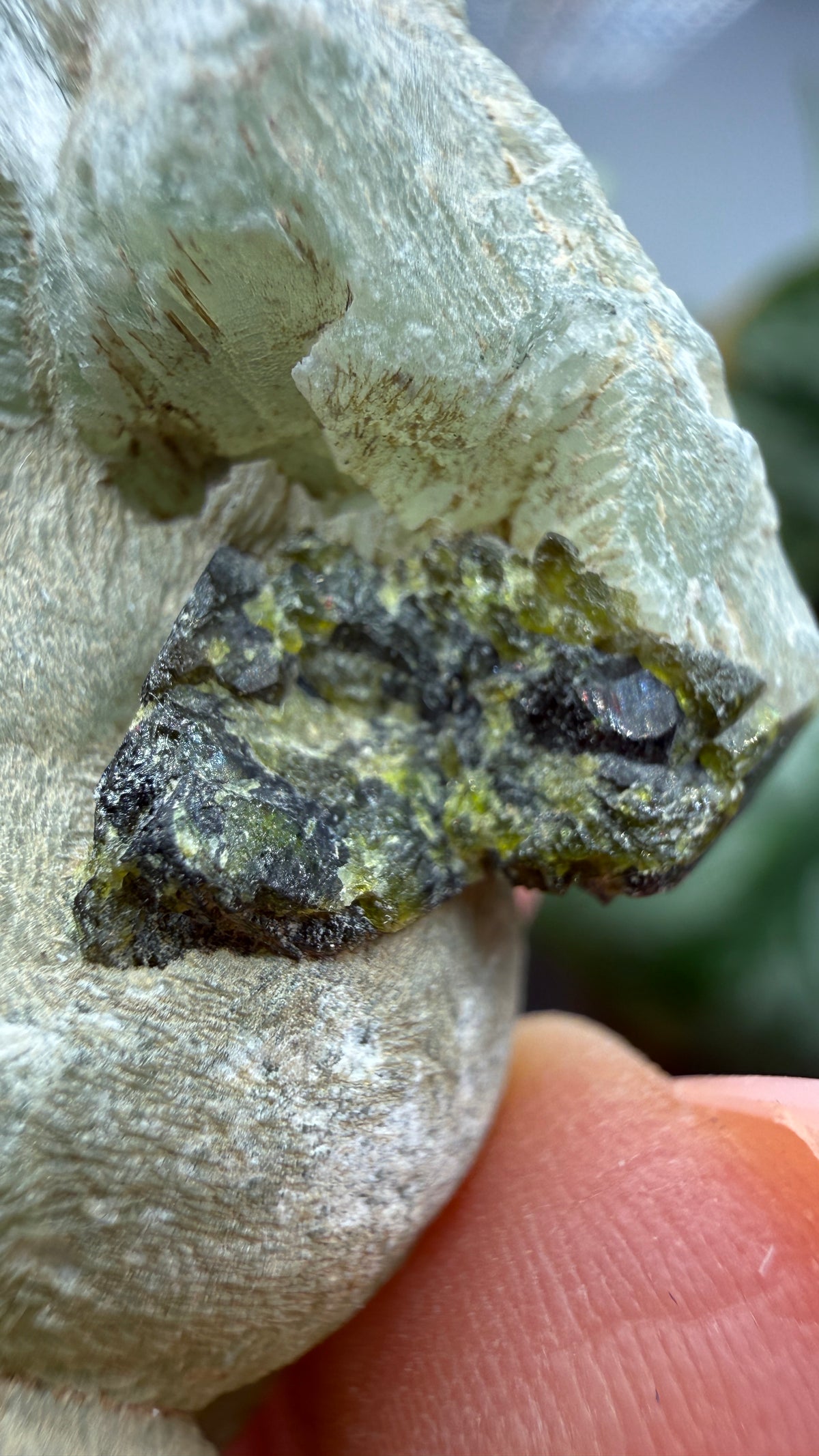 Botryoidal Prehnite with Epidote- Bosso Mine, Bendoukou, Kayes Region, Mali