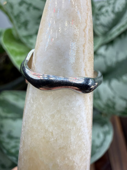 Sculptural Branch Wrap Adjustable Ring – 316L Stainless Steel