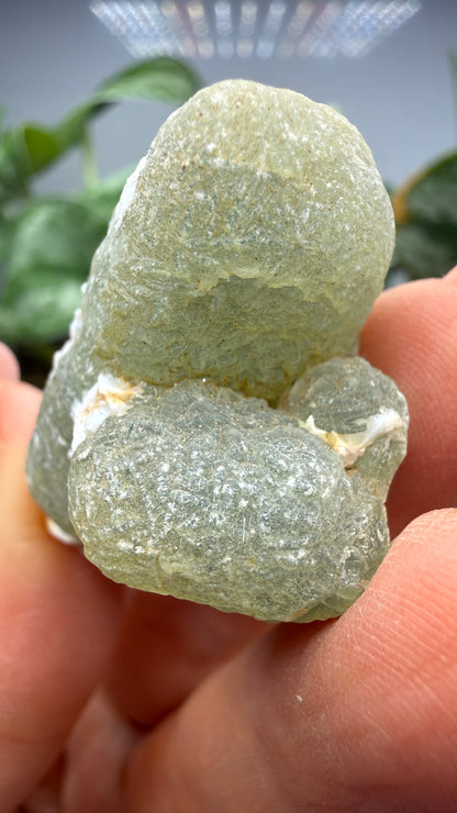 Botryoidal Prehnite with Epidote- Bosso Mine, Bendoukou, Kayes Region, Mali