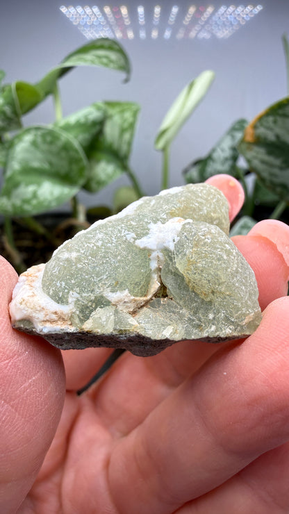 Botryoidal Prehnite with Epidote- Bosso Mine, Bendoukou, Kayes Region, Mali