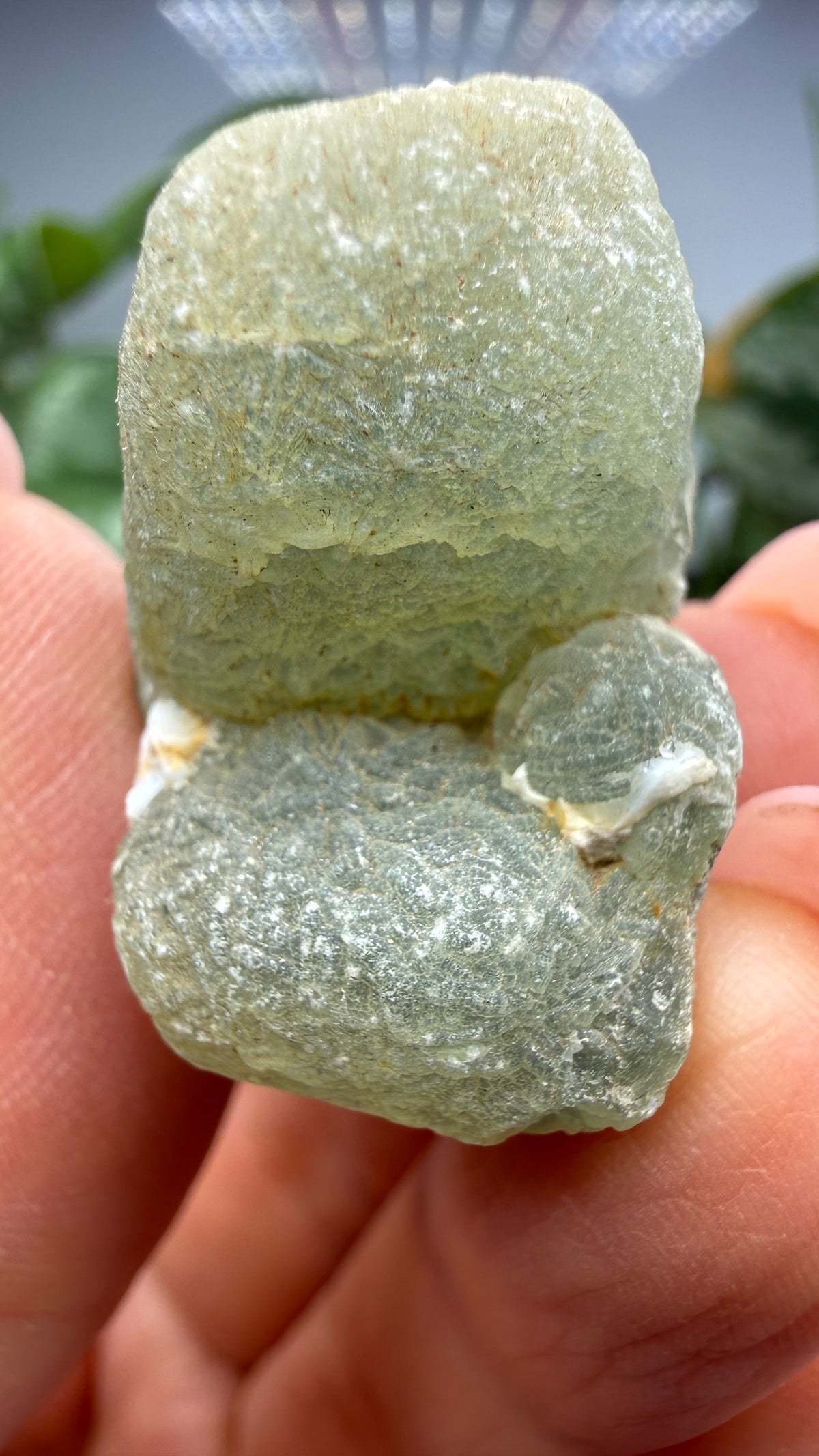 Botryoidal Prehnite with Epidote- Bosso Mine, Bendoukou, Kayes Region, Mali