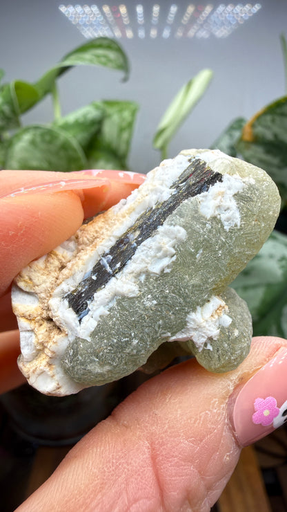 Botryoidal Prehnite with Epidote- Bosso Mine, Bendoukou, Kayes Region, Mali