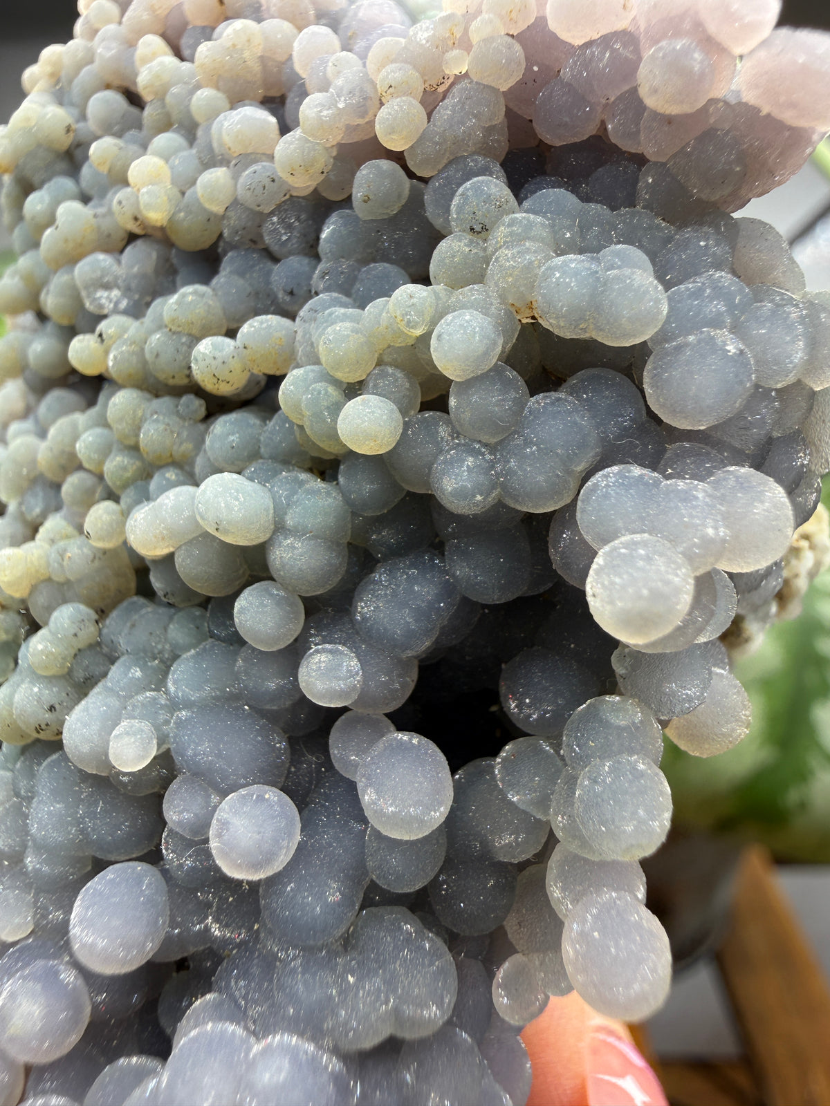 Grape Agate (Quartz var. Amethyst)- Mamuju Regency, West Sulawesi Province, Indonesia
