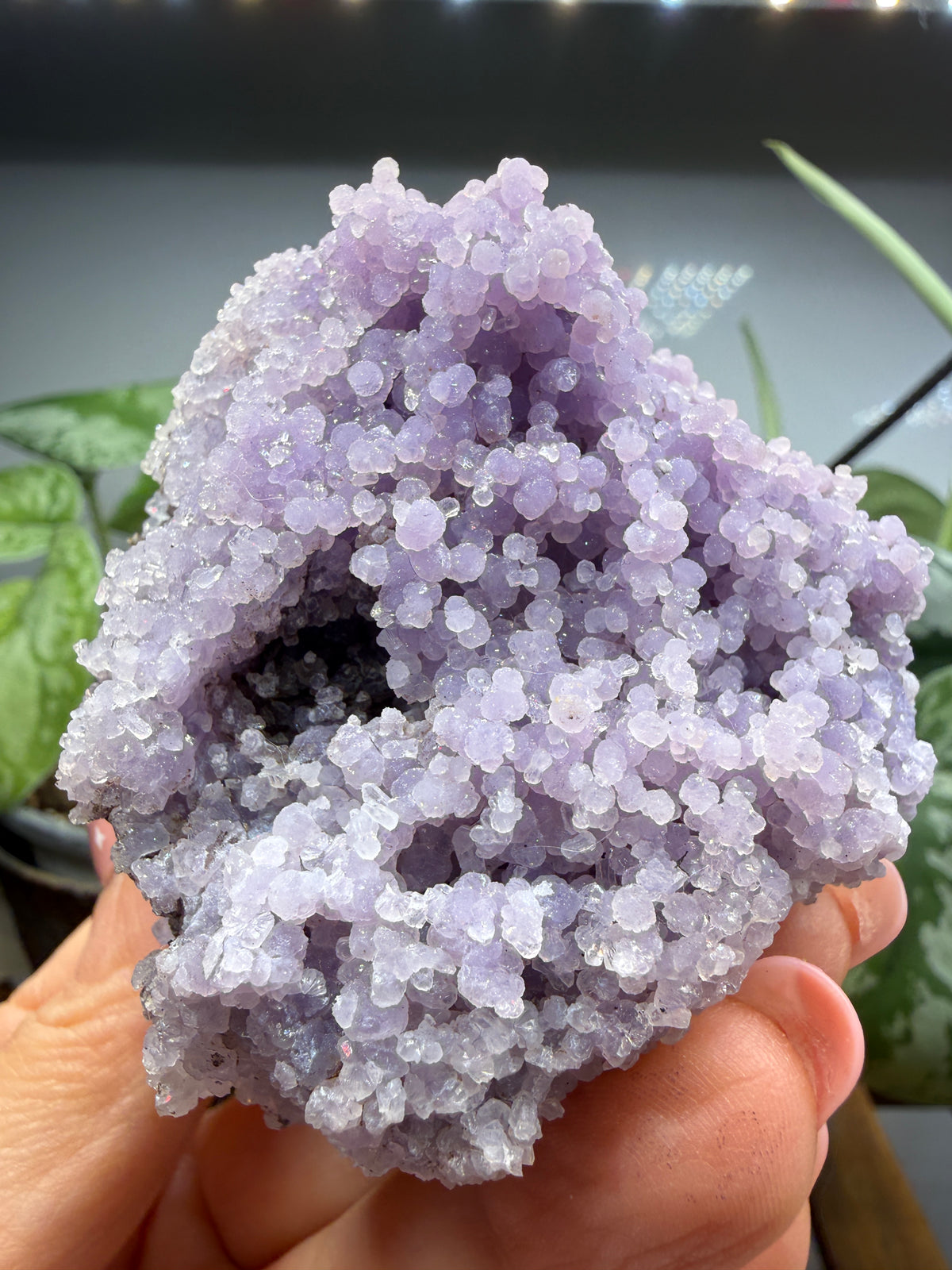 Grape Agate (Quartz var. Amethyst)- Mamuju Regency, West Sulawesi Province, Indonesia