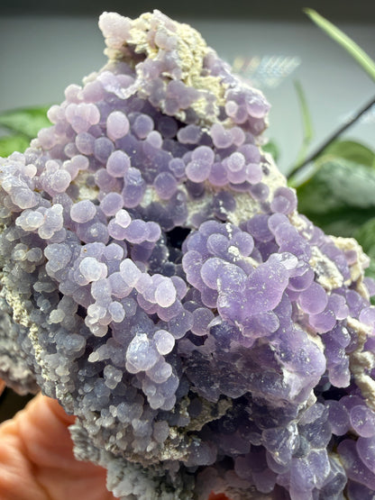Grape Agate (Quartz var. Amethyst)- Mamuju Regency, West Sulawesi Province, Indonesia