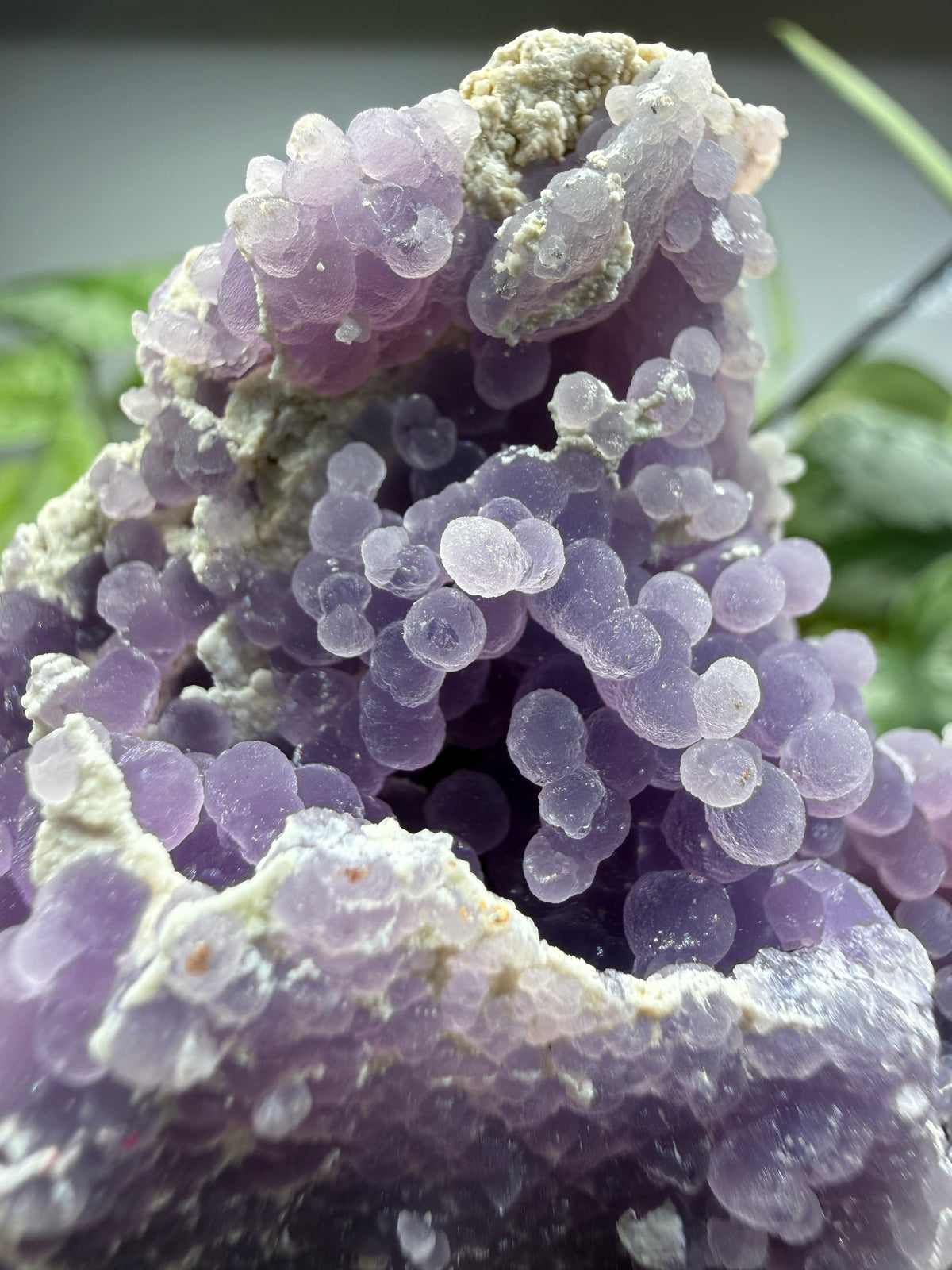 Grape Agate (Quartz var. Amethyst)- Mamuju Regency, West Sulawesi Province, Indonesia