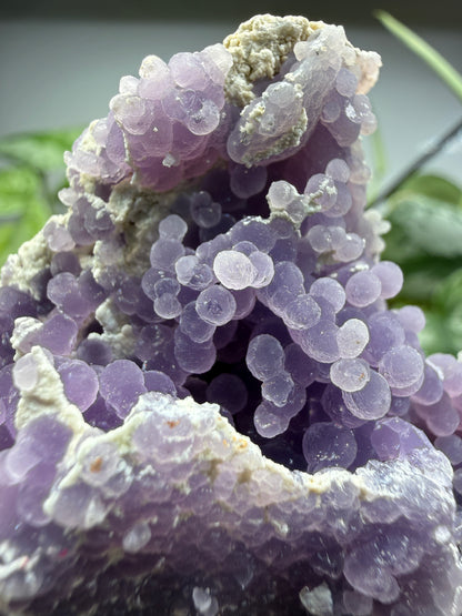 Grape Agate (Quartz var. Amethyst)- Mamuju Regency, West Sulawesi Province, Indonesia