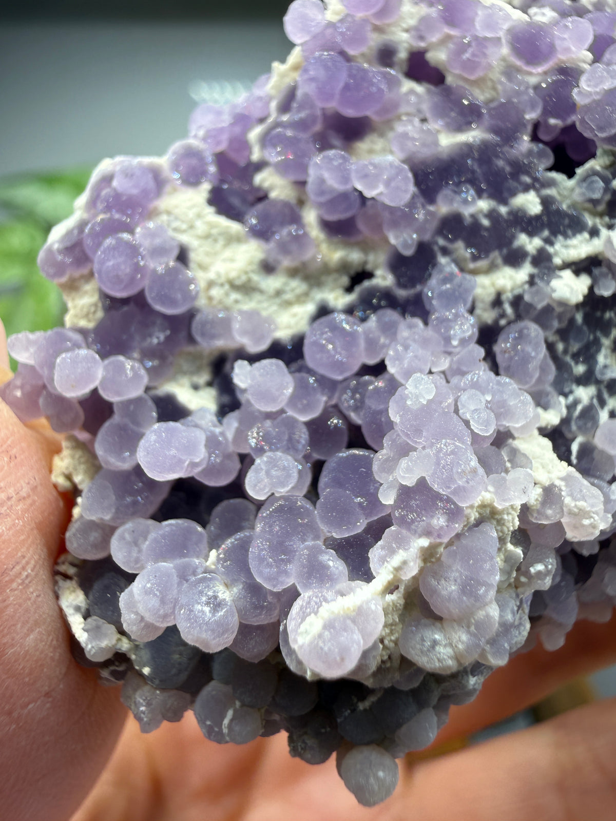 Grape Agate (Quartz var. Amethyst)- Mamuju Regency, West Sulawesi Province, Indonesia