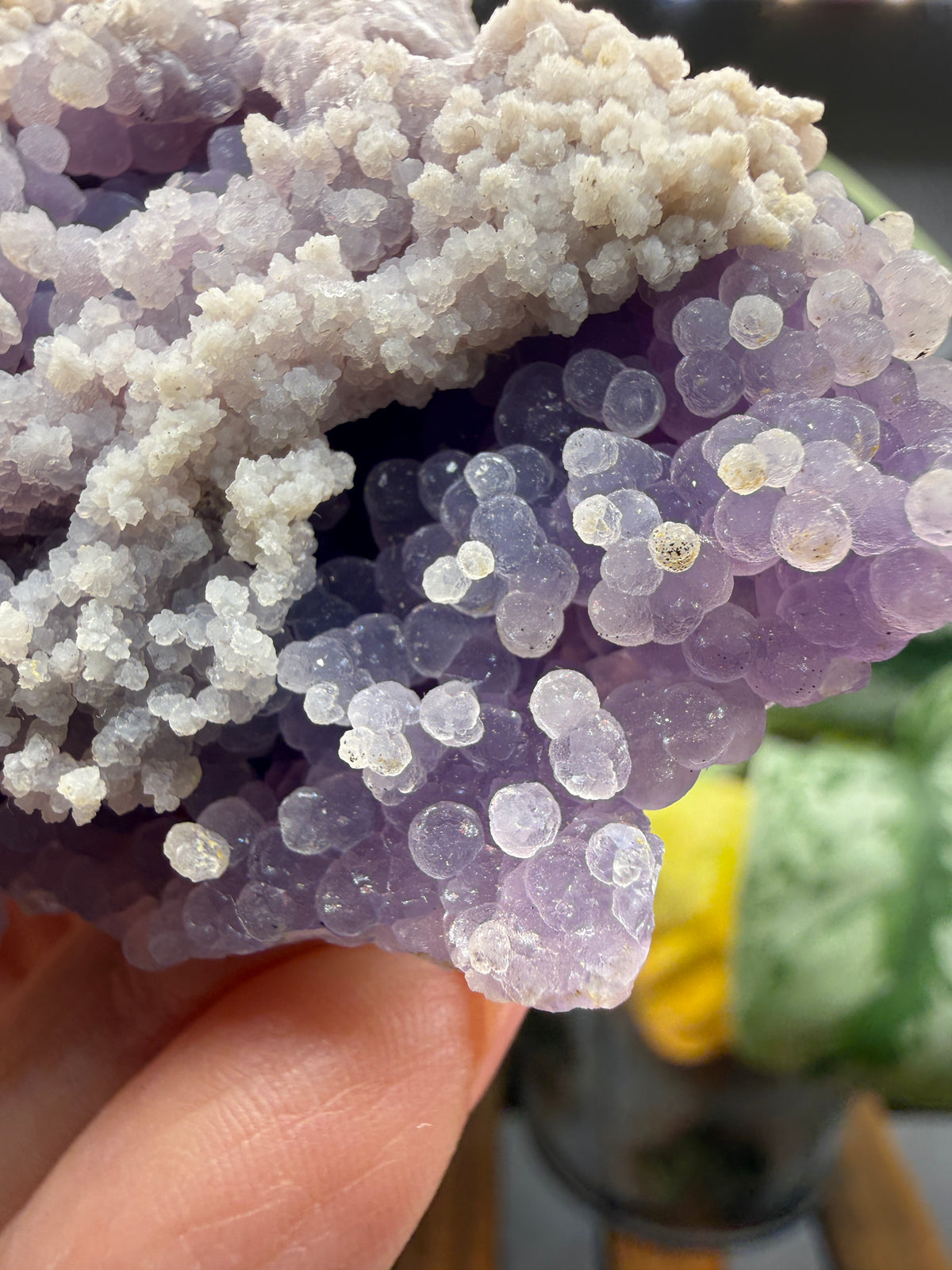 Grape Agate (Quartz var. Amethyst)- Mamuju Regency, West Sulawesi Province, Indonesia