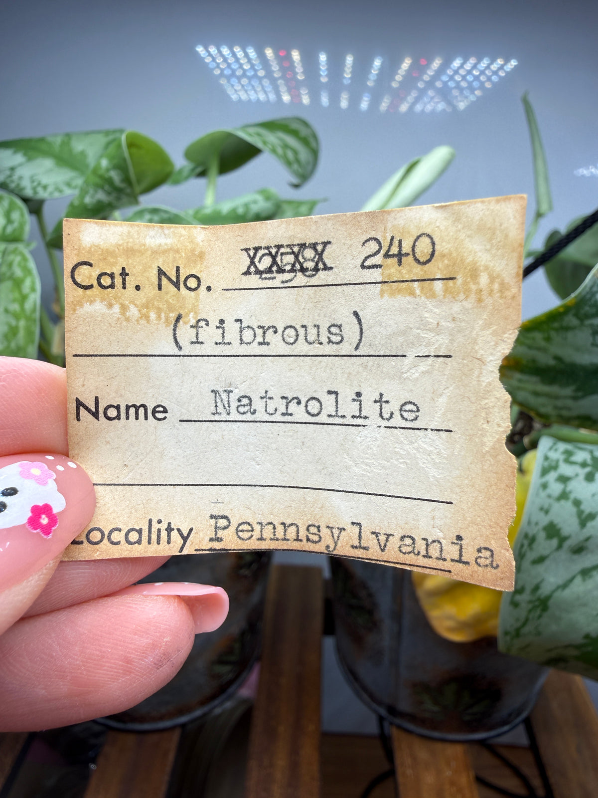 Natrolite (Fibrous)- Pennsylvania, USA