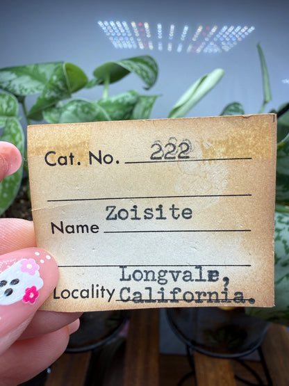 Zoisite- Long Valley, Mono County, California, USA