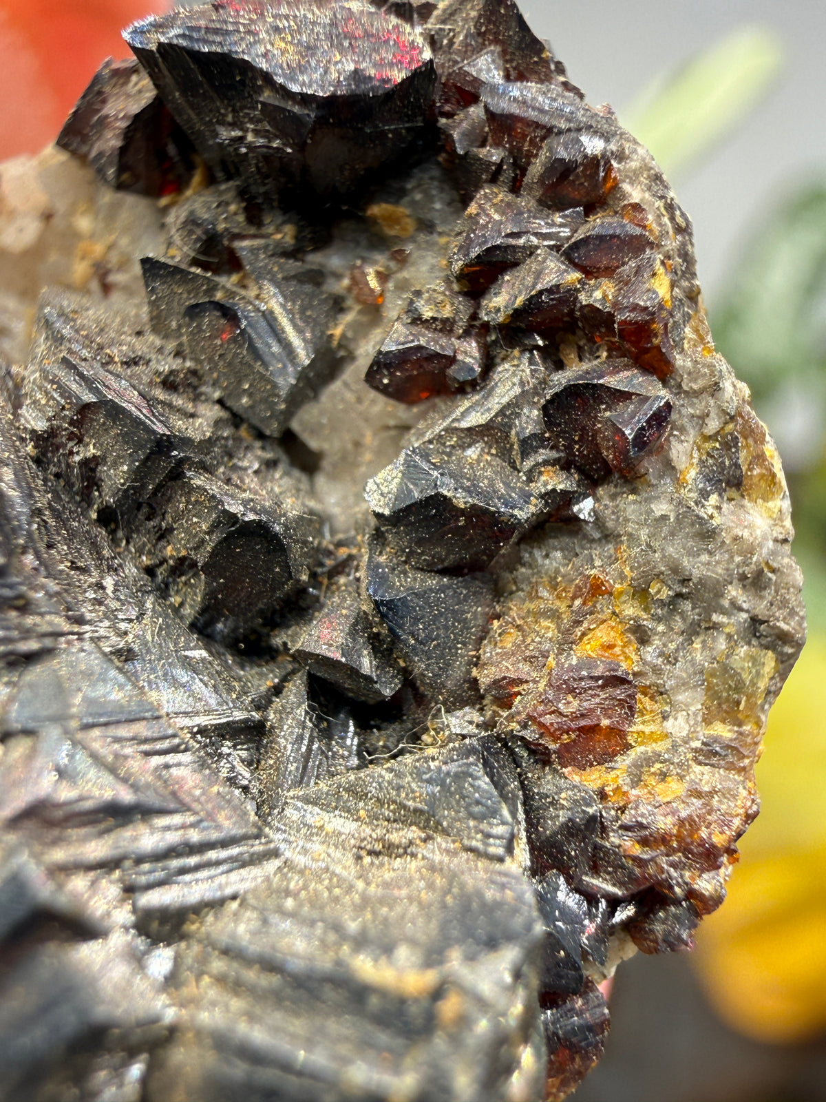 Sphalerite with Dolomite- Joplin, Tri-State Mining District, Jasper County, Missouri, USA