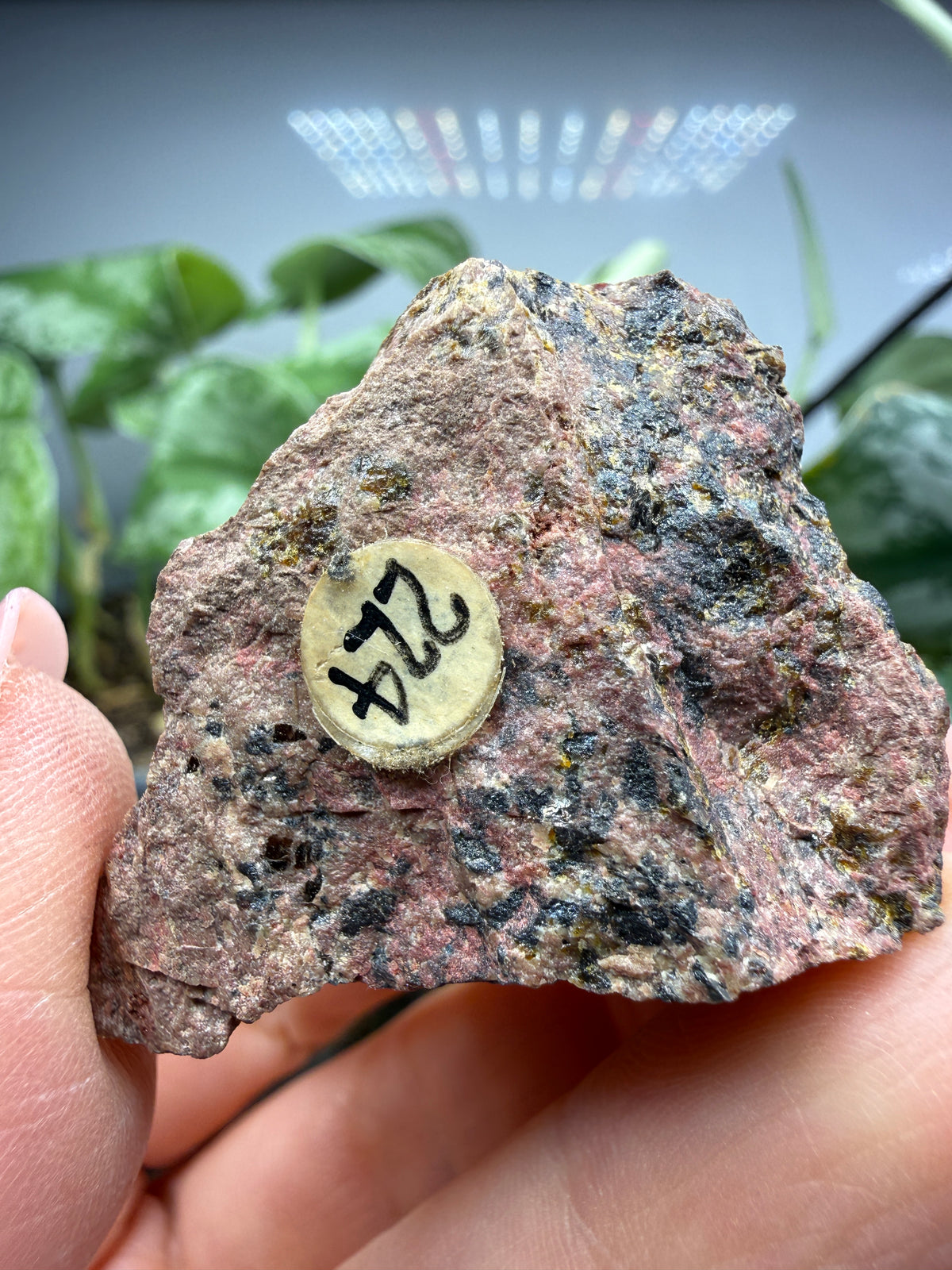 Hancockite- Franklin, Franklin Mining District, Sussex County, New Jersey, USA