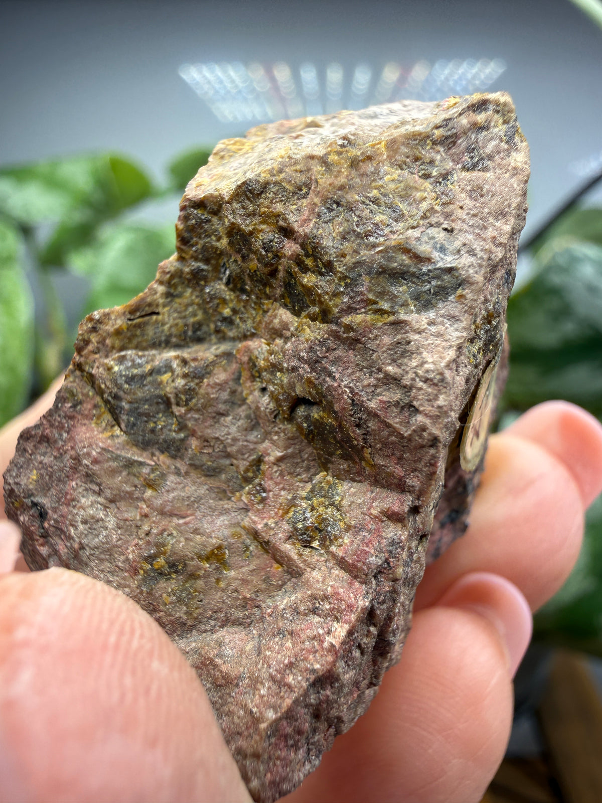 Hancockite- Franklin, Franklin Mining District, Sussex County, New Jersey, USA