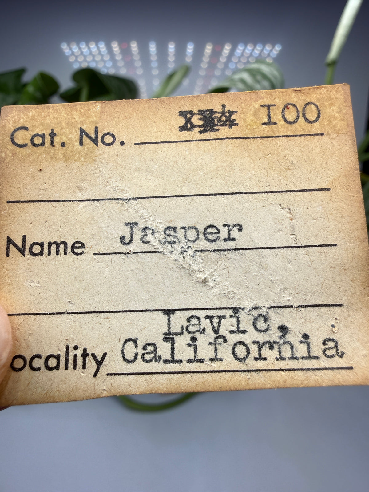 Jasper (Banded)- Lavic, San Bernardino County, California, USA