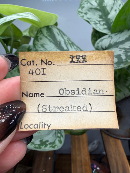 Obsidian- Unknown locality