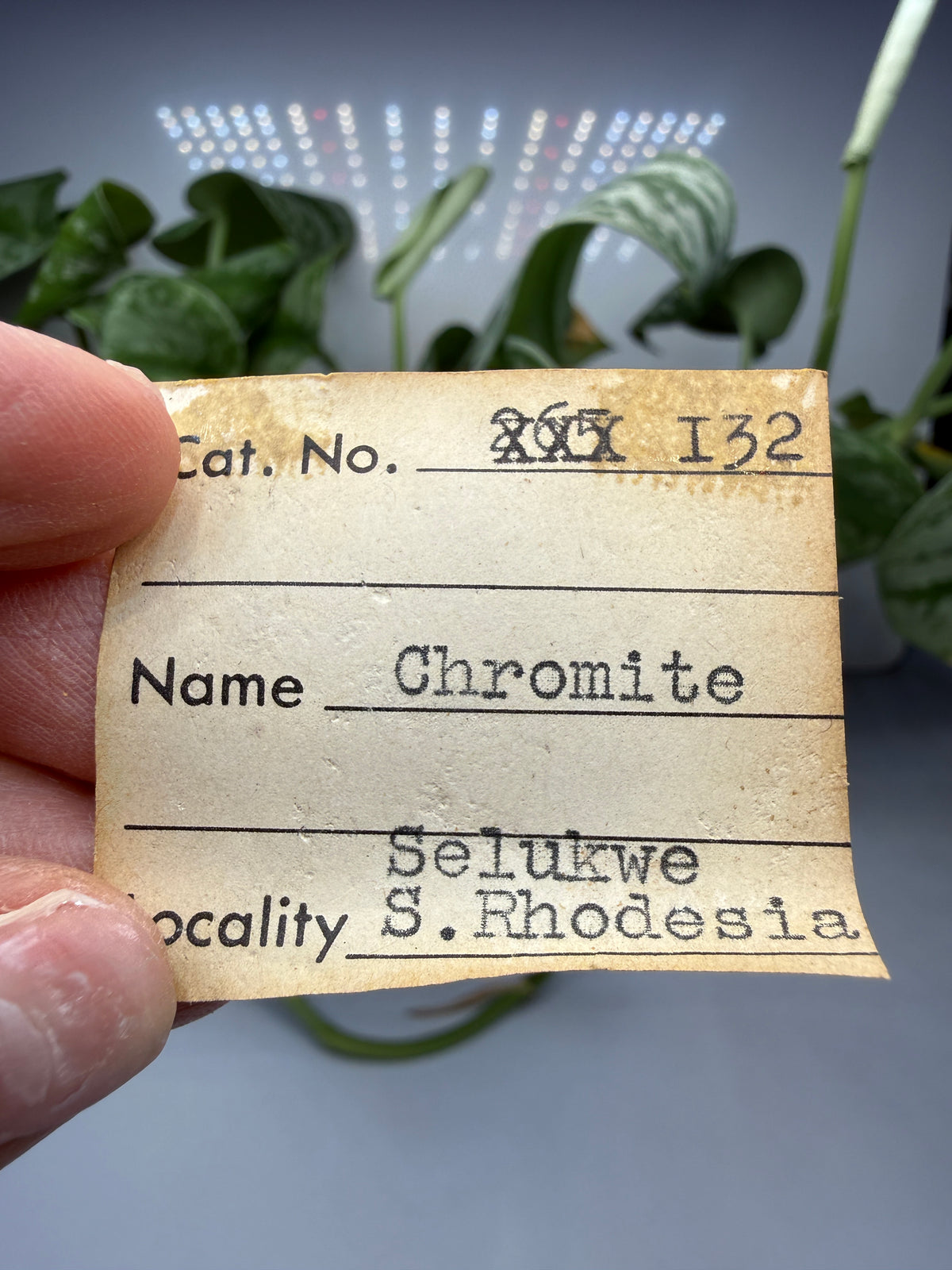 Chromite- Selukwe (Shurugwi), Midlands Province, Zimbabwe (formerly Southern Rhodesia)