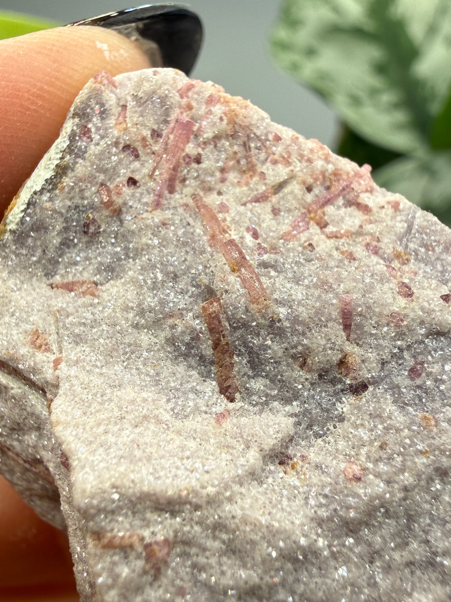 Rubellite, Lepidolite- Stewart Mine, Tourmaline Queen, Pala, San Diego, California