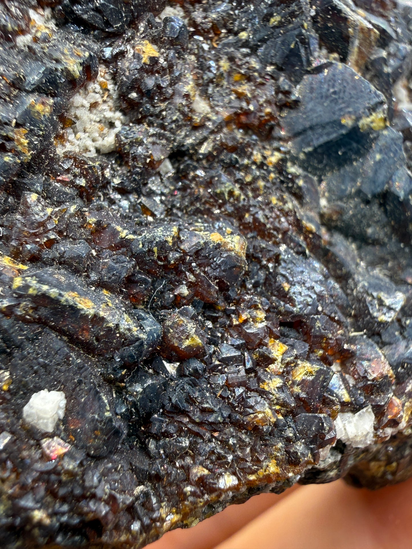 Sphalerite, var "Ruby Jack"- Attributed to Joplin, Missouri