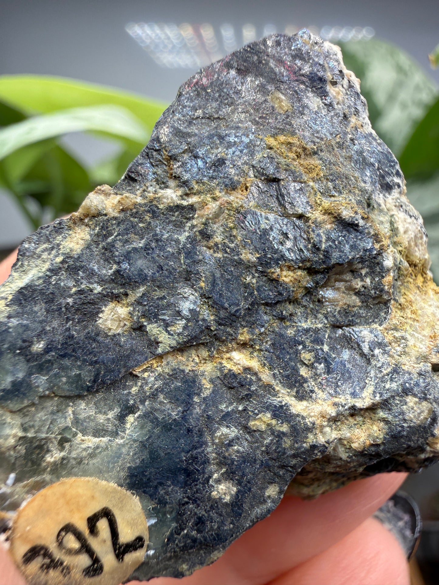Ludlamite with Vivianite, Fairfieldite & Triphylite- Palermo No. 1 Mine, North Groton, New Hampshire, USA