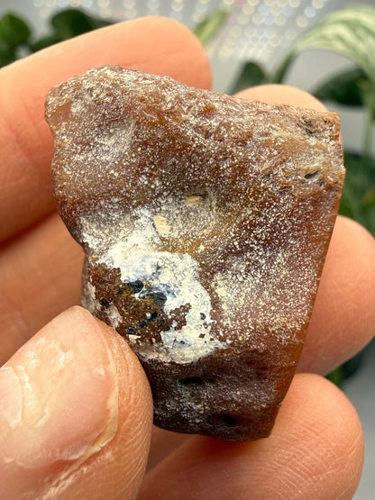 Banded Agate with Quartz Druzy- Mexico