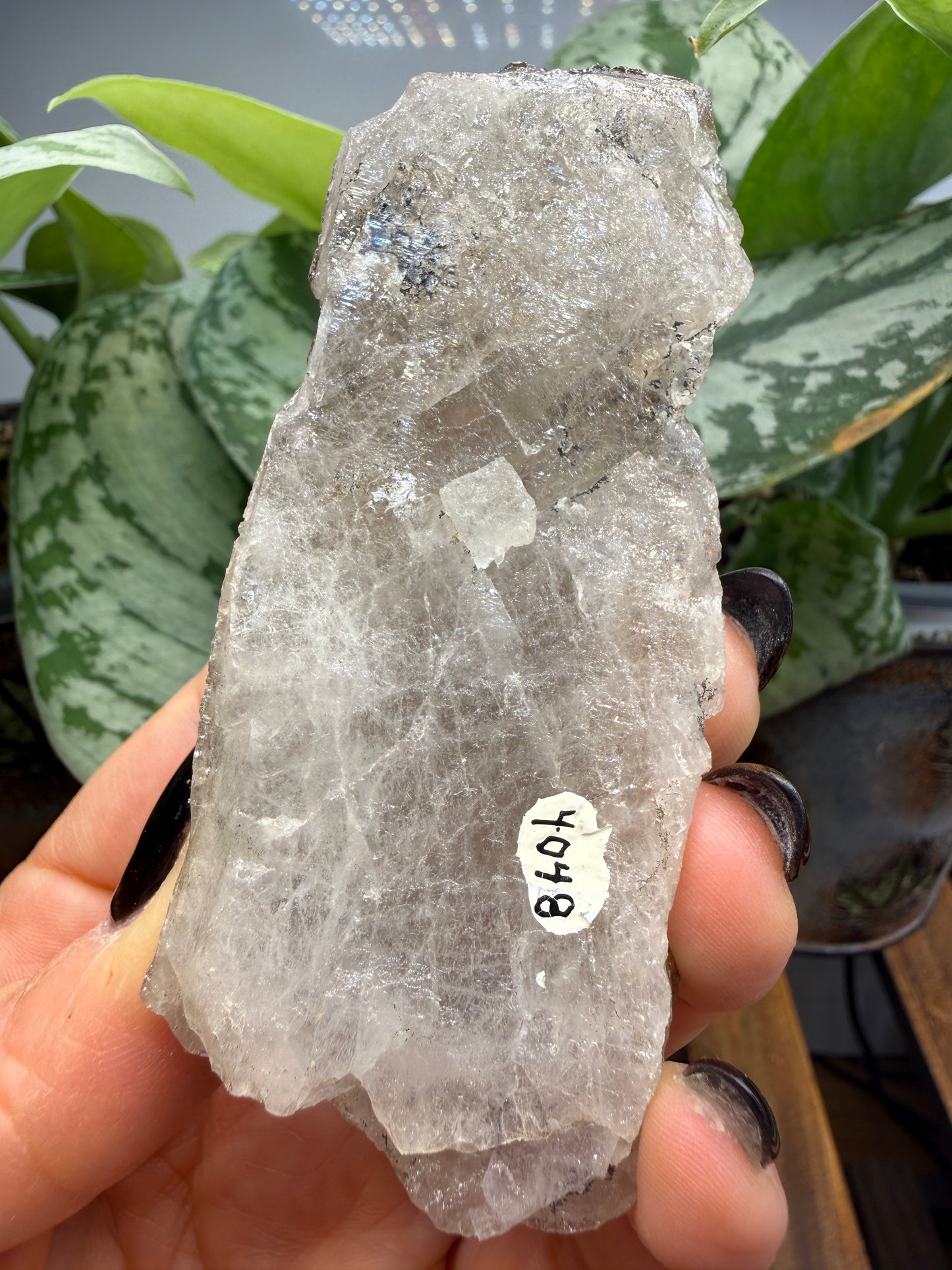 Etched Smoky Quartz, var. 'Crocodile Quartz'- Minas Gerais, Brazil