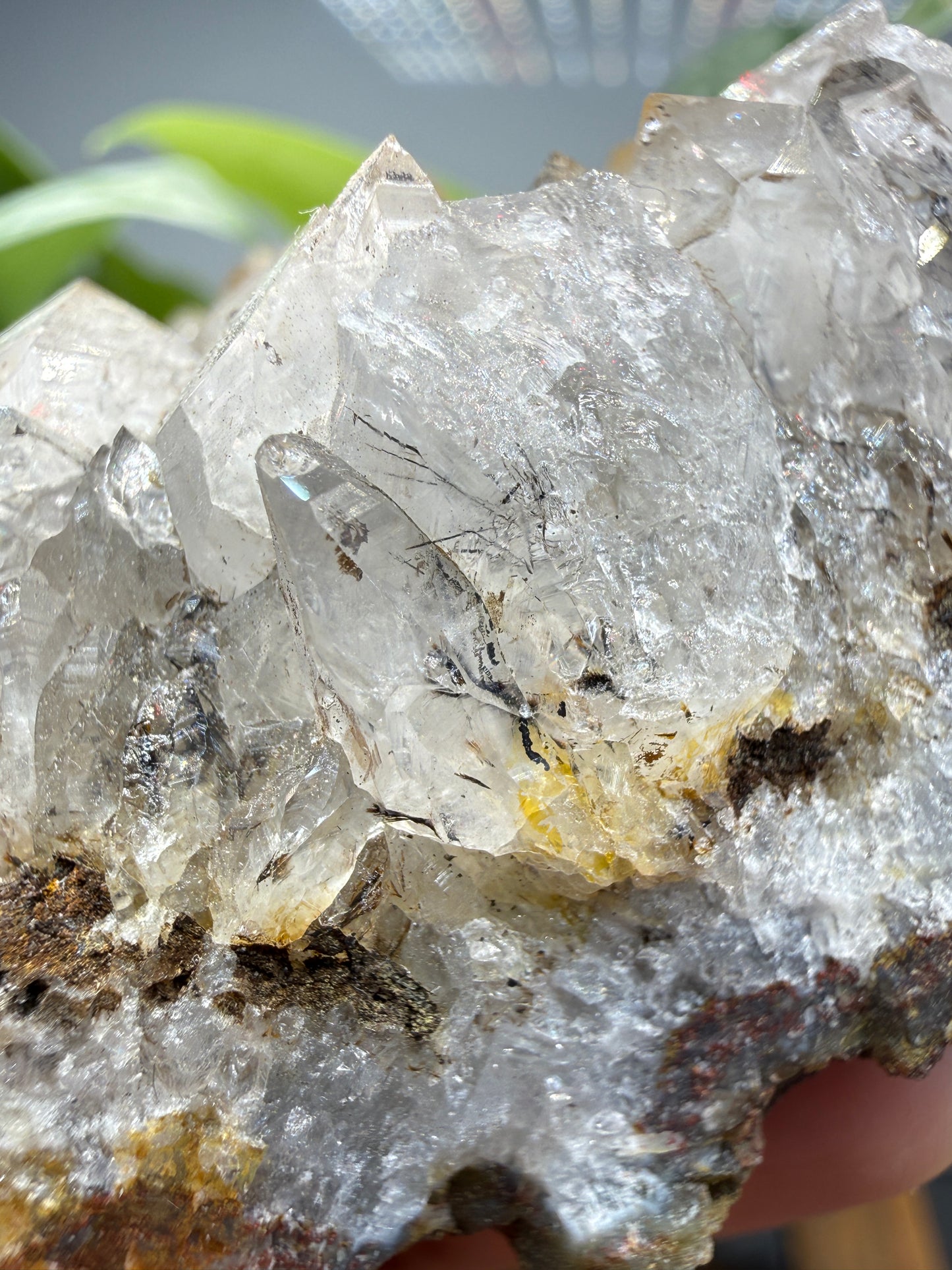 Quartz with Rutile (shaped like Ohio!)- Brazil