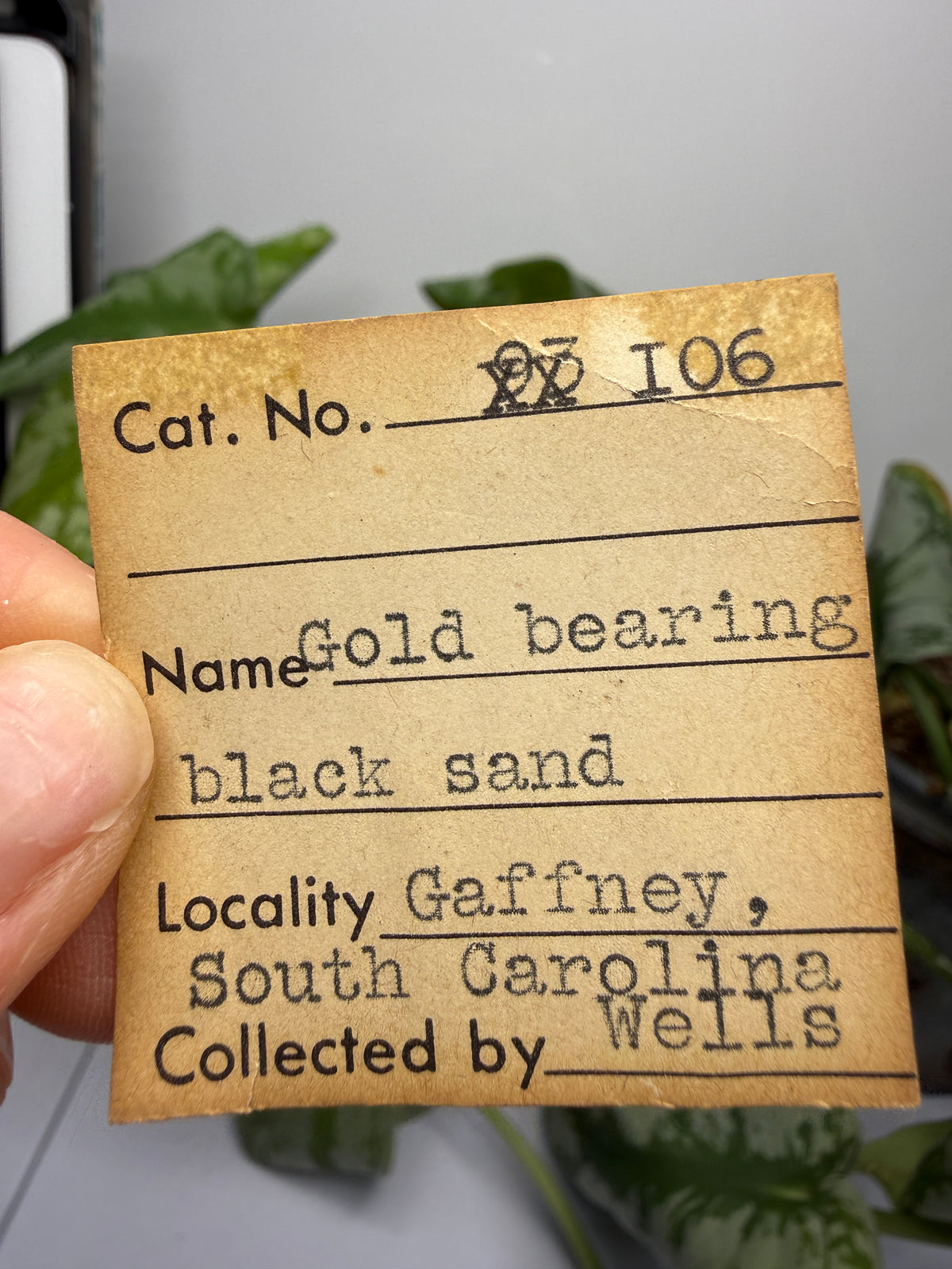 Gold-Bearing (unverified) Black Sand- Gaffney, Cherokee County, South Carolina, USA