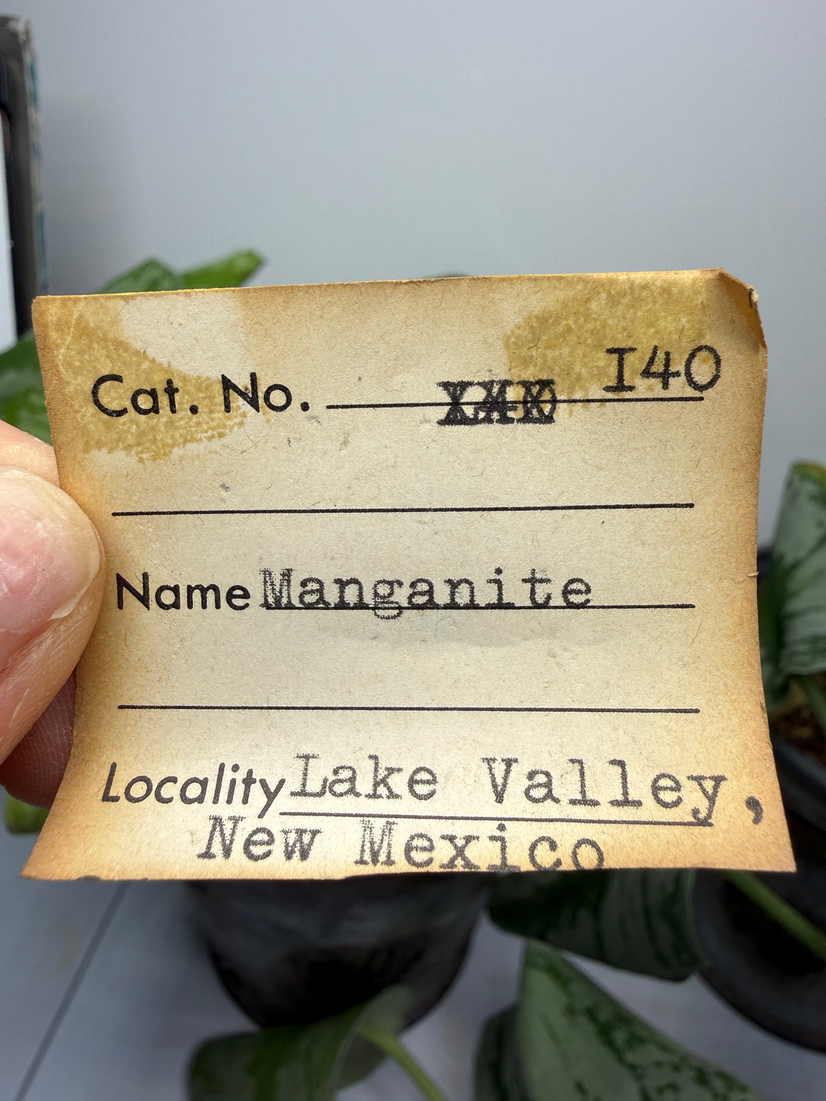 Manganite- Lake Valley Mining District, Sierra County, New Mexico, USA