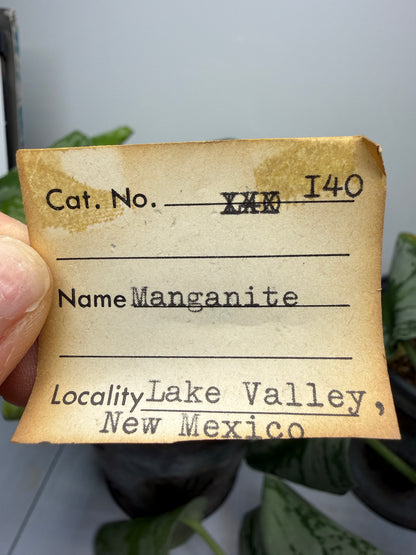 Manganite- Lake Valley Mining District, Sierra County, New Mexico, USA