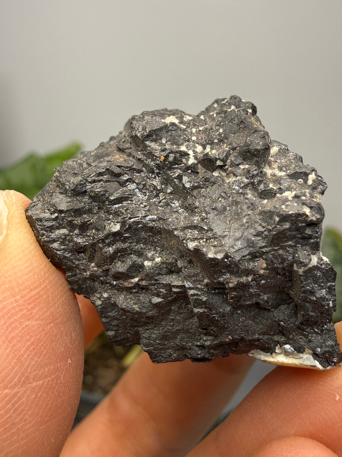 Franklinite- Franklin, Franklin Mining District, Sussex County, New Jersey, USA