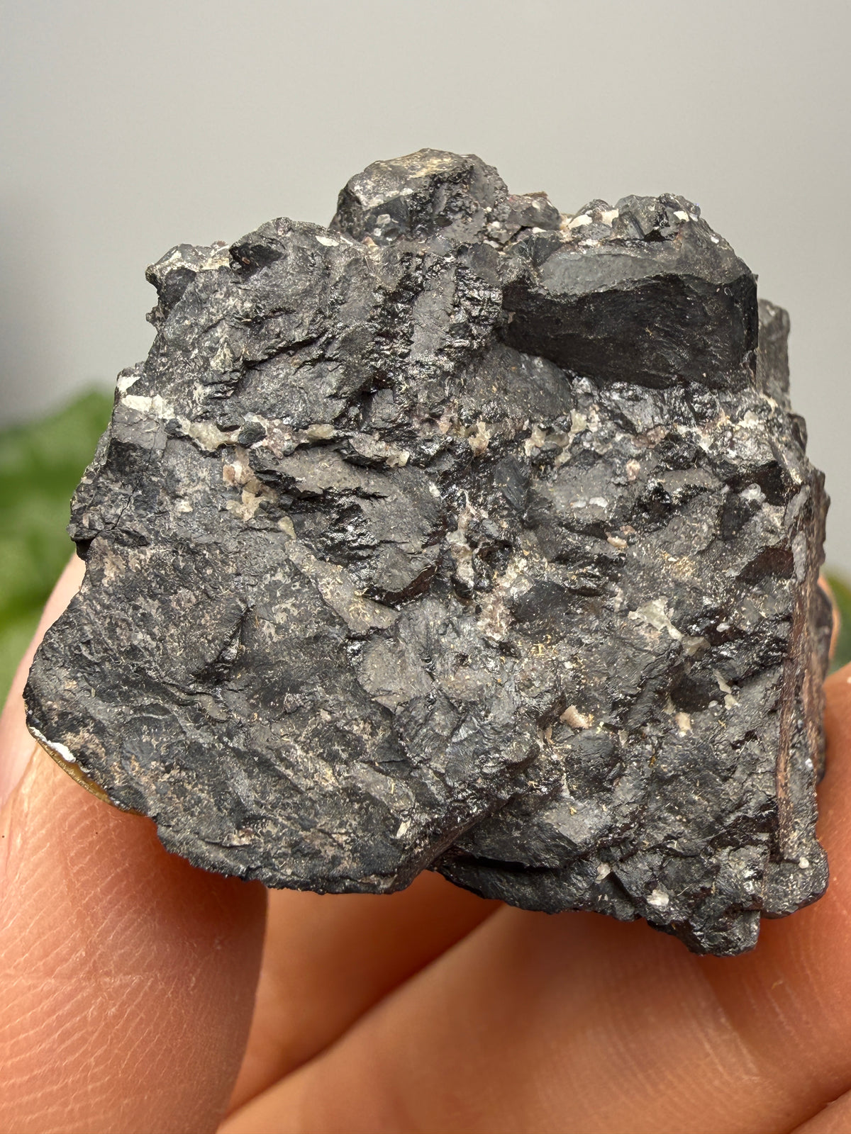Franklinite- Franklin, Franklin Mining District, Sussex County, New Jersey, USA