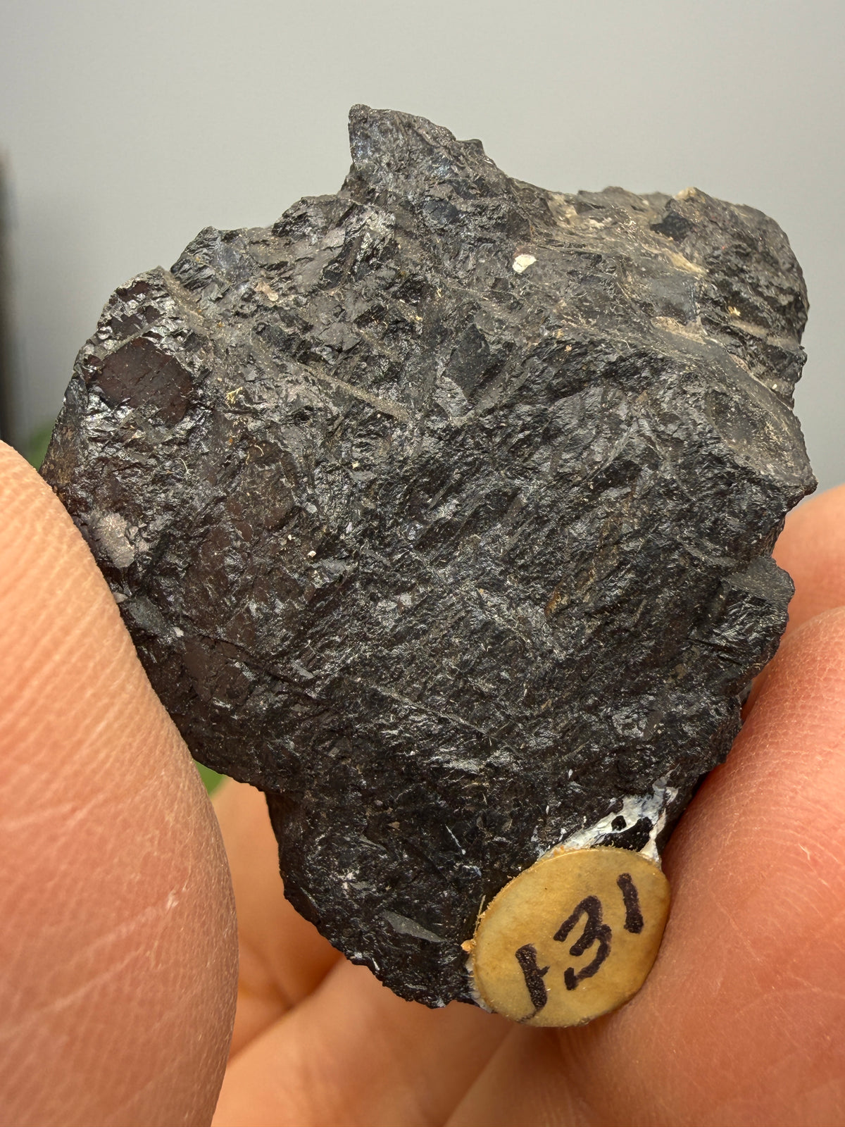 Franklinite- Franklin, Franklin Mining District, Sussex County, New Jersey, USA