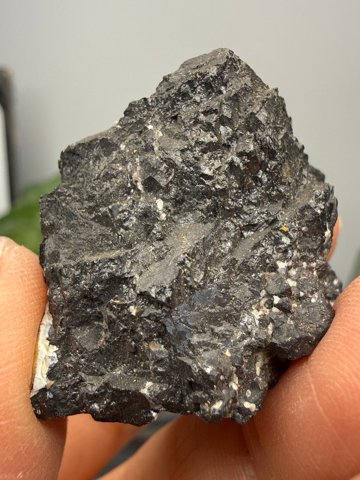 Franklinite- Franklin, Franklin Mining District, Sussex County, New Jersey, USA