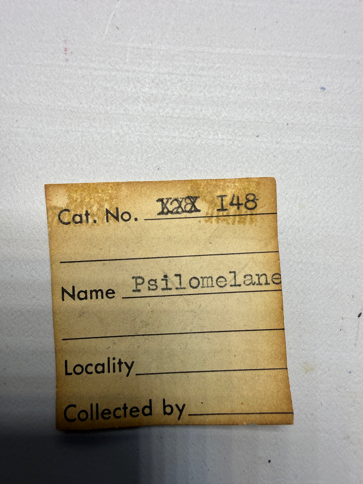 Psilomelane (Botryoidal Manganese Oxides)- Locality Unknown