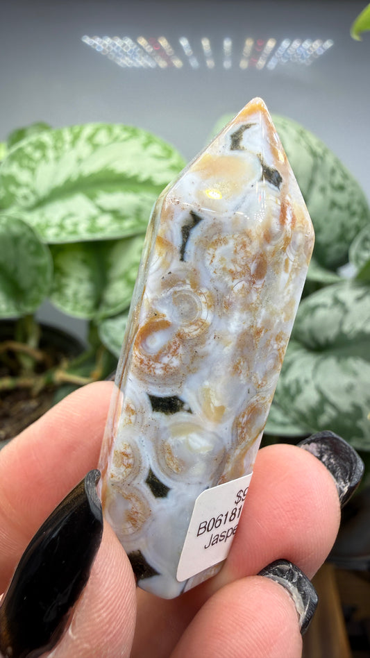 Orbicular Jasper Tower- Madagascar