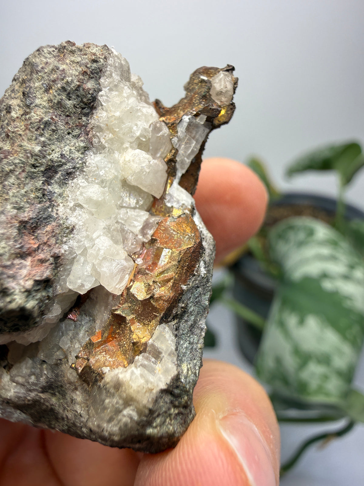 Calcite with Copper- Arizona, USA
