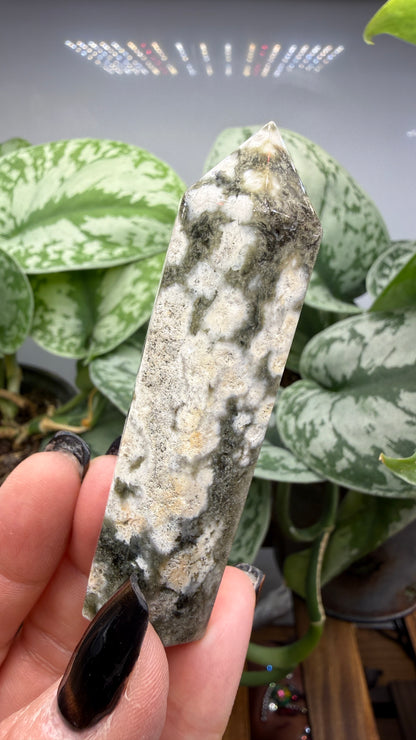 Orbicular Jasper Tower- Madagascar