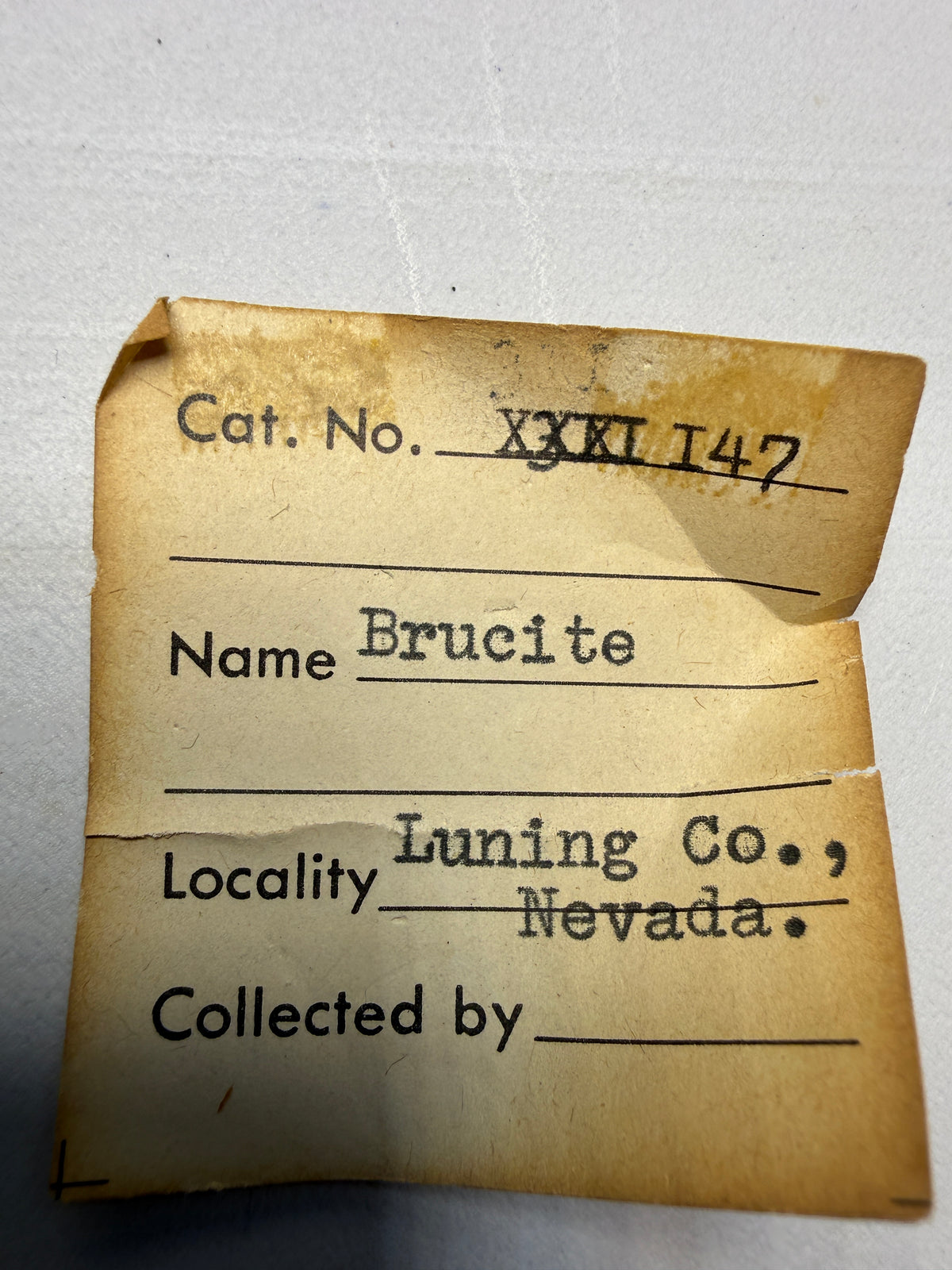 Brucite- Luning, Mineral County, Nevada, USA