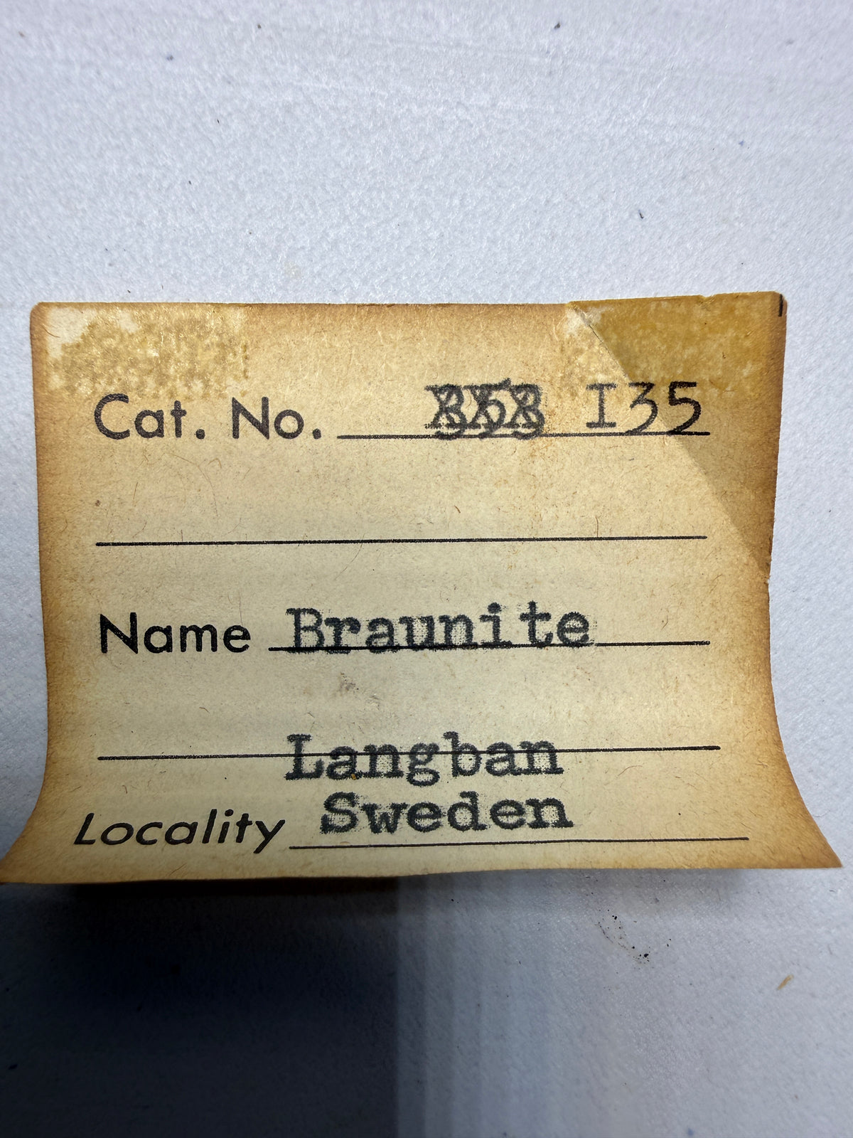 Braunite- Långban, Filipstad Municipality, Värmland County, Sweden
