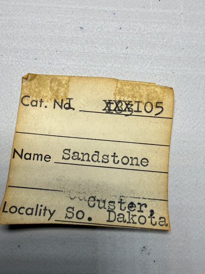 Sandstone (Banded)- Custer, Custer County, South Dakota, USA