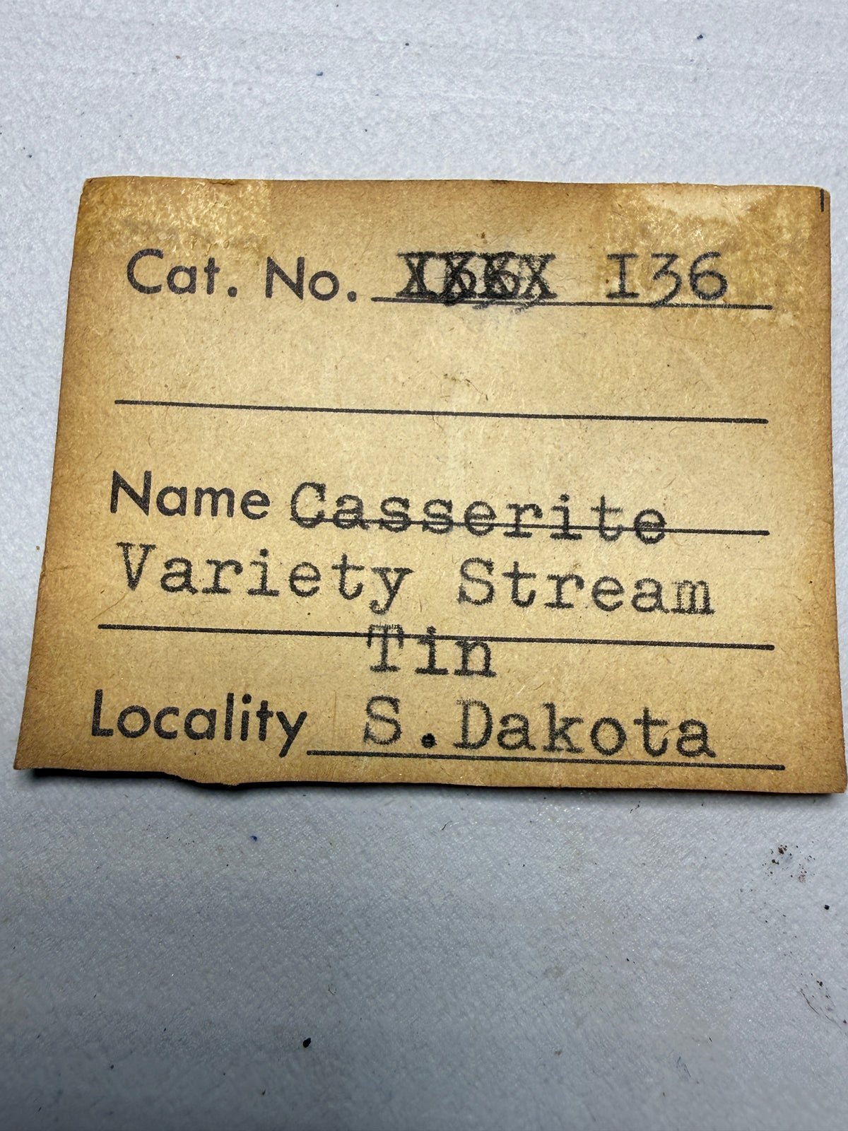 Cassiterite (Stream Tin)- South Dakota, USA