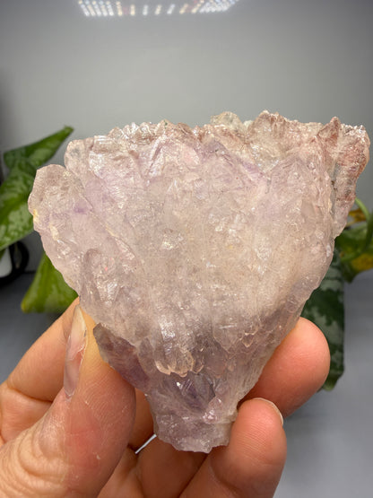 Amethyst Flower (Quartz), Calcite, Celadonite- Iraí, Alto Uruguai Region, Rio Grande do Sul, Brazil