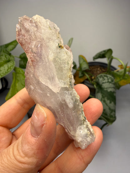 Amethyst Flower (Quartz), Calcite, Celadonite- Iraí, Alto Uruguai Region, Rio Grande do Sul, Brazil