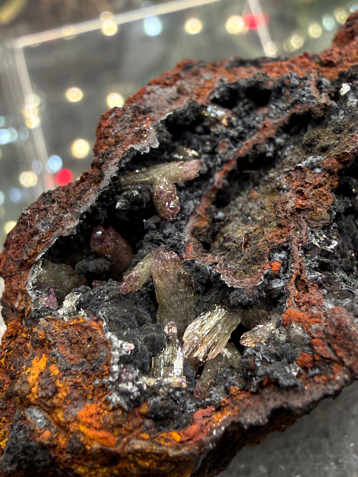 Creedite (Cobaltian Variety)- Santa Eulalia Mining District, Aquiles Serdán Municipality, Chihuahua, Mexico