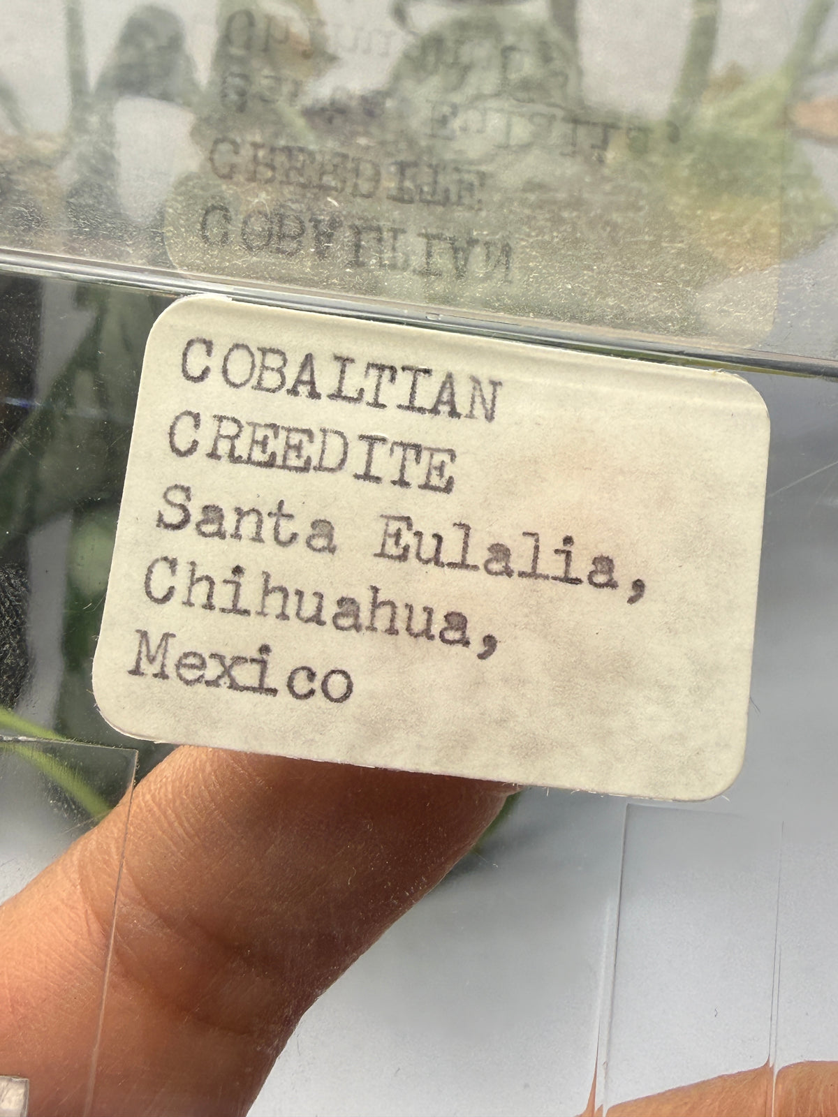 Creedite (Cobaltian Variety)- Santa Eulalia Mining District, Aquiles Serdán Municipality, Chihuahua, Mexico